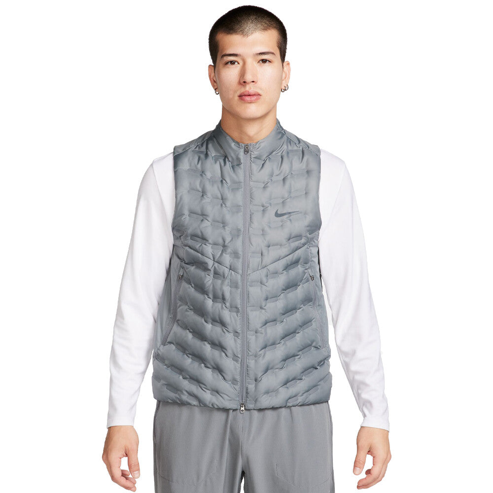 Nike Therma-FIT ADV Repel Downfill Running Gilet - SP25 - SMOKE GREY/REFLECTIVE BLACK