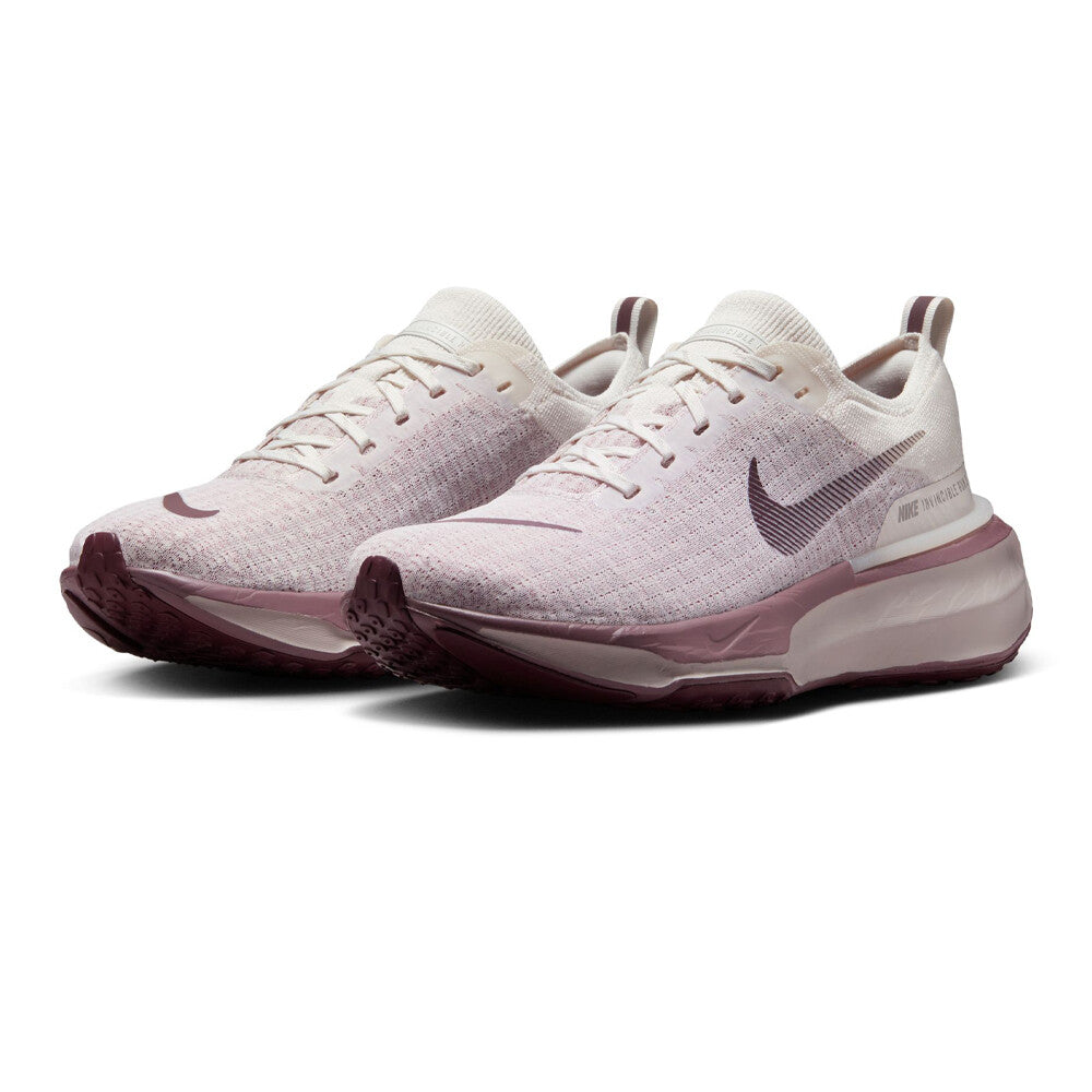Nike ZoomX Invincible Run Flyknit 3 Running Shoes - phantom / burgundy crush / taupe grey