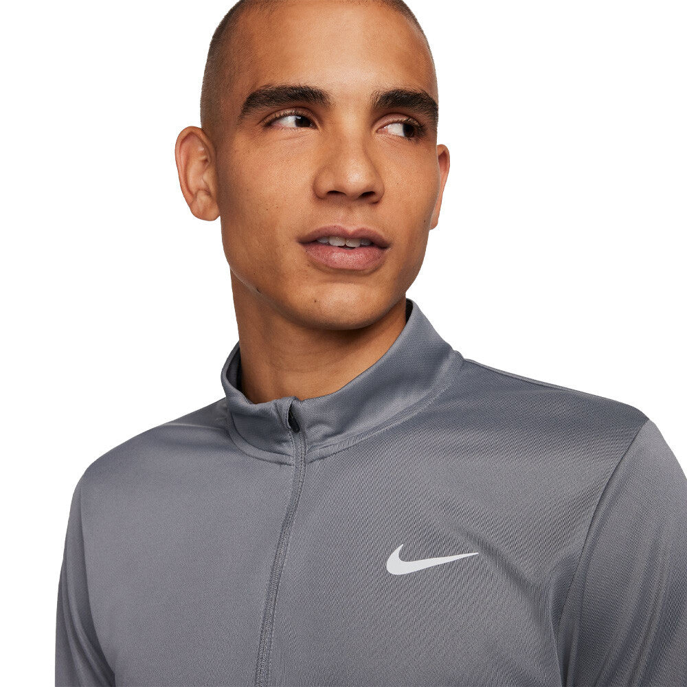 Nike Dri-FIT Pacer Men's Half-Zip Top - Smoke Grey