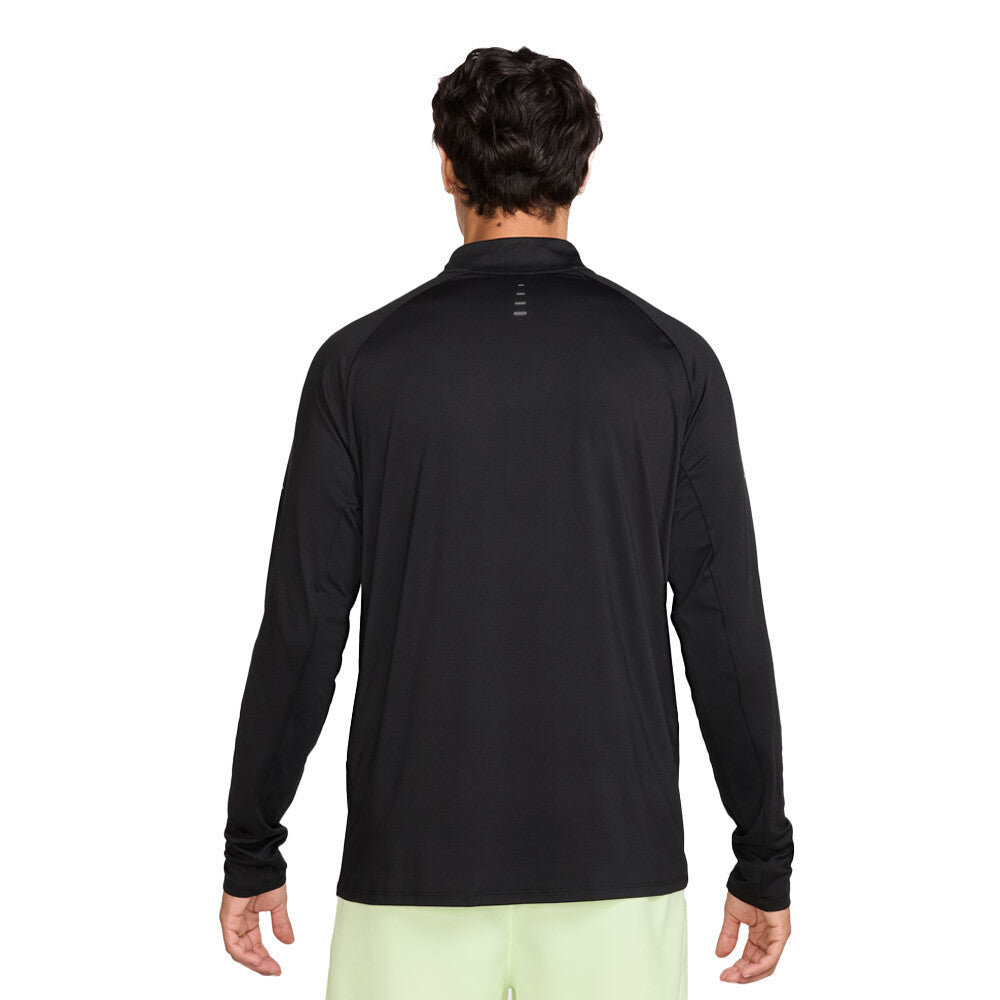 Nike Dri-FIT Stride 1/4-Zip Men's Running Top - Black/Reflective Silver