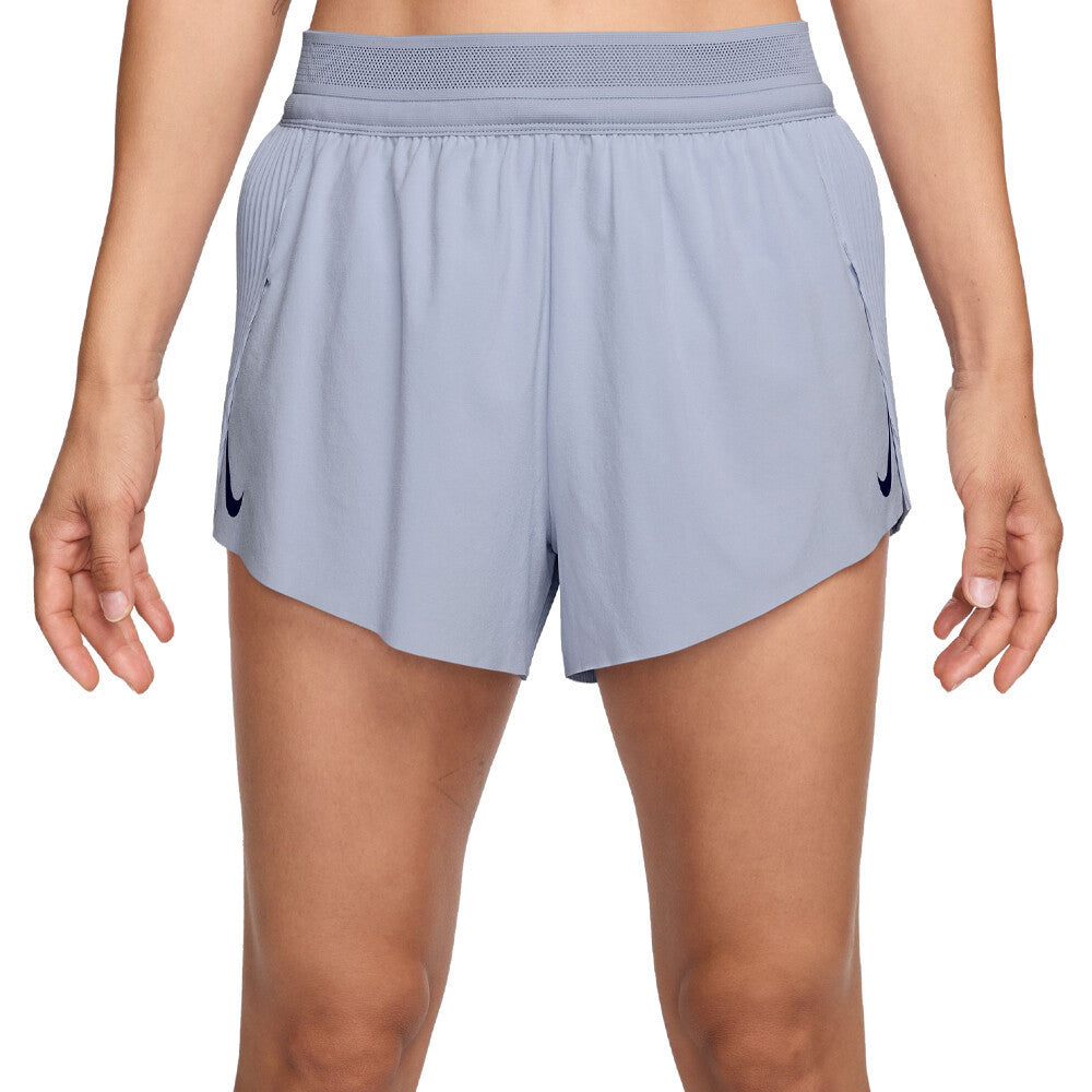 Nike Dri-FIT ADV Aeroswift 3 Inch Women's Running Shorts - Ghost/Blue Void