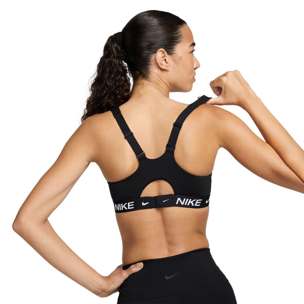 Nike Dri-FIT Indy High Support Women's Sports Bra - Black/White