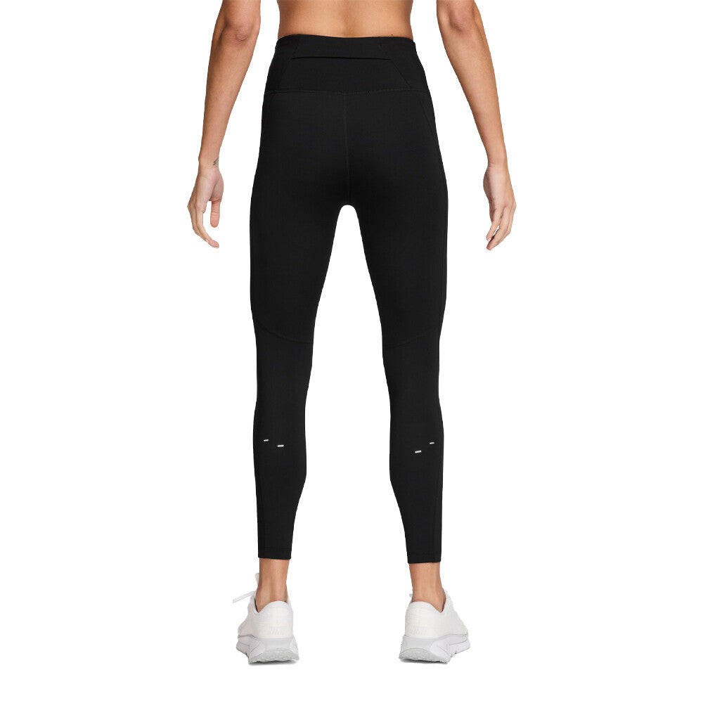 Nike Tempo Swoosh Run 7/8 Women's Leggings - Black/White