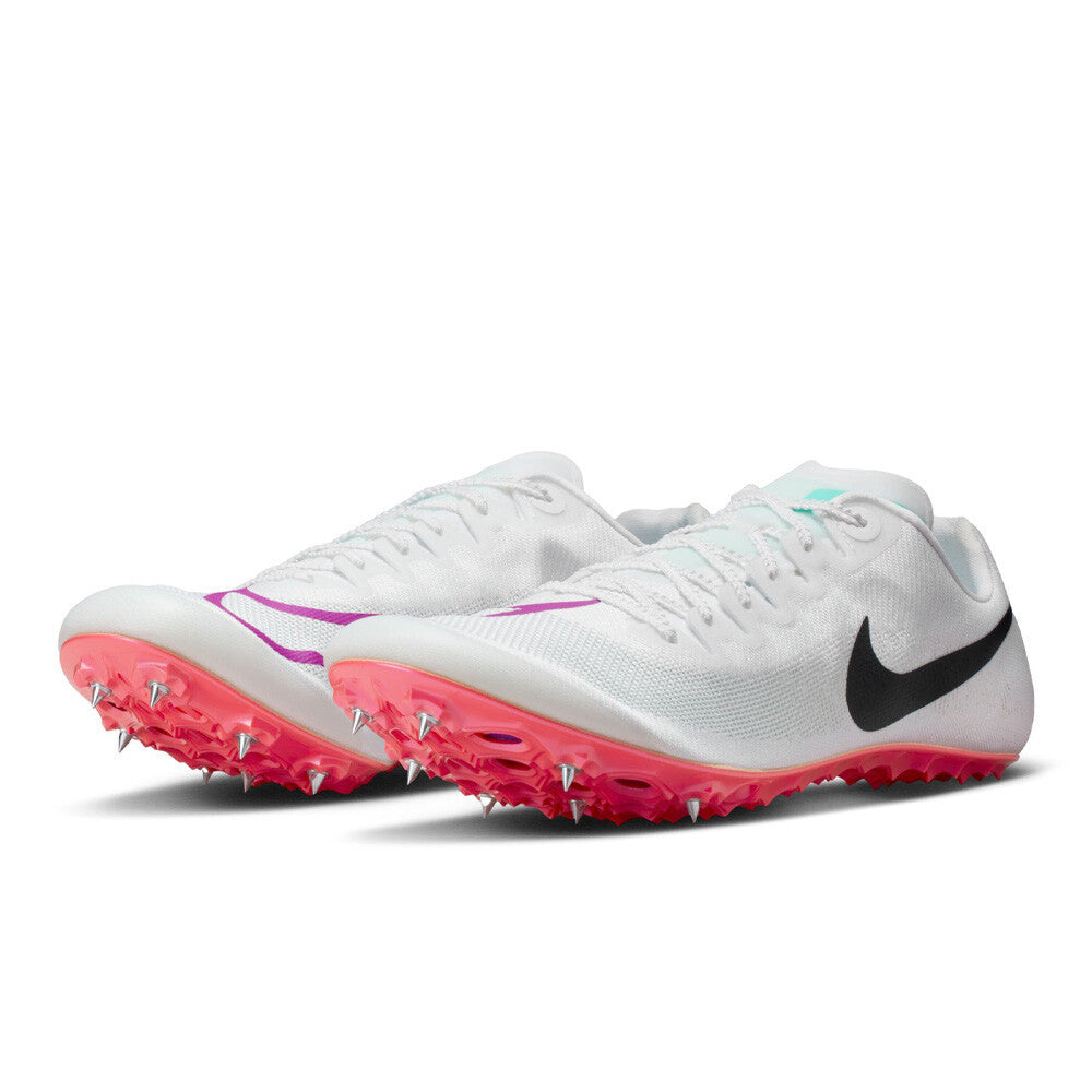 Nike Ja Fly 4 Men's Track Spikes - White/Obsidian/Bright Crimson