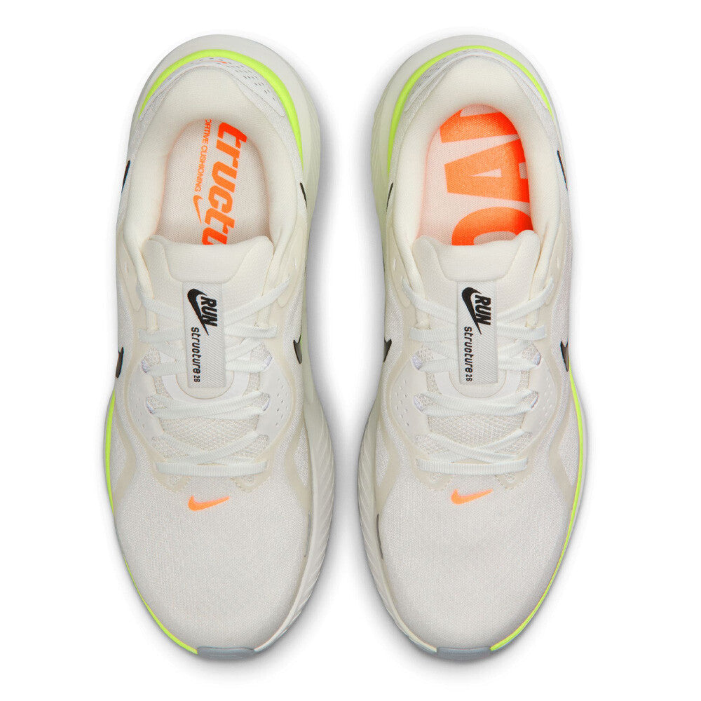 Nike Structure 26 Men's Running Shoes - Summit White/Volt/Total Orange