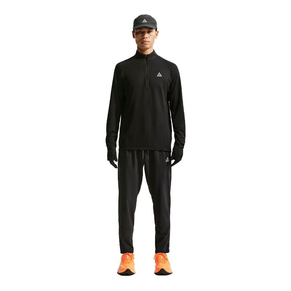 Nike ACG Dri-FIT 1/4-Zip Men's Trail Running Top - Black/Summit White