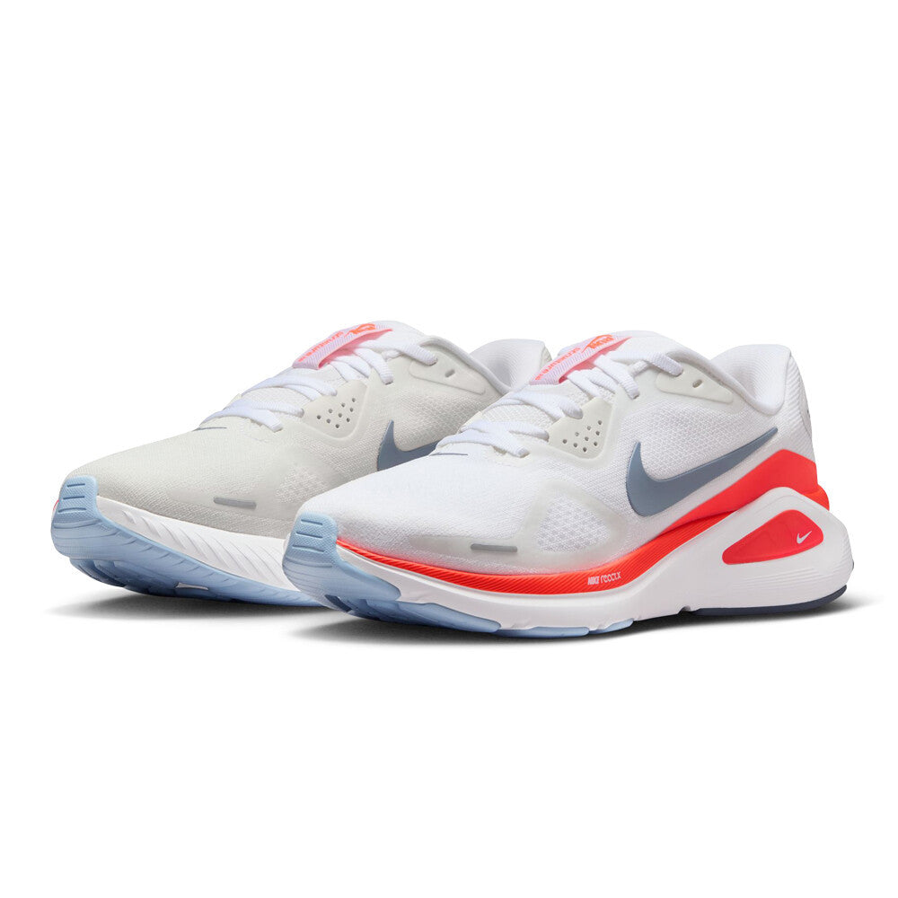 Nike Structure 26 Women's Running Shoes - White/Ashen Slate/Hot Lava