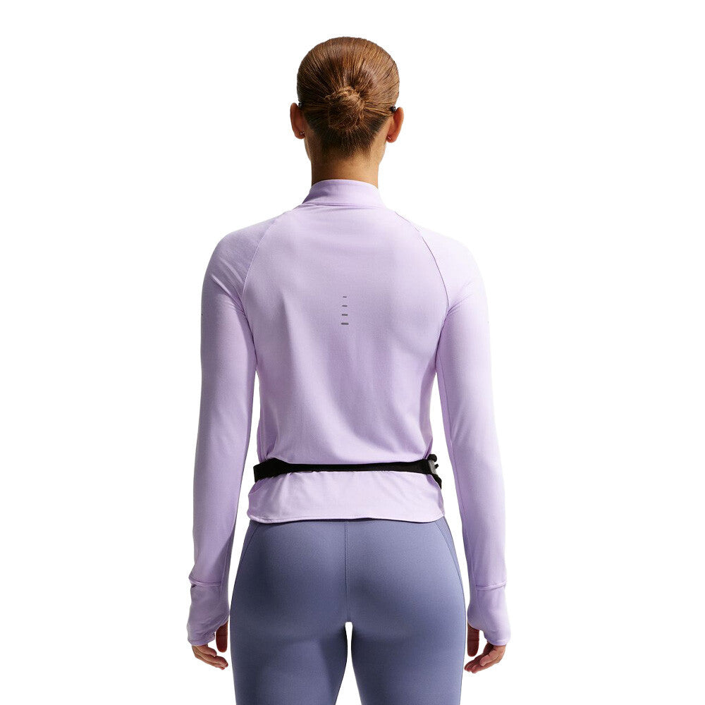 Nike Dri-FIT Swift UV Quarter Zip Women's Half Zip Top - Violet Mist
