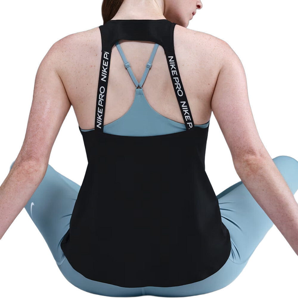 Nike Pro Dri-FIT Women's Tank Top - Black/White (2)