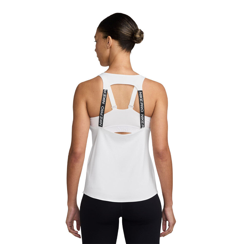 Nike Pro Dri-FIT Women's Tank Top - White/Black