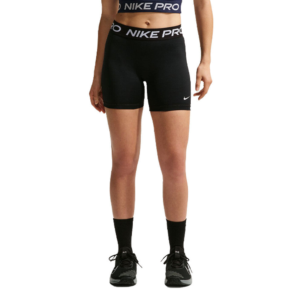 Nike Pro Dri-FIT 365 5 Inch Women's Shorts - Black/White