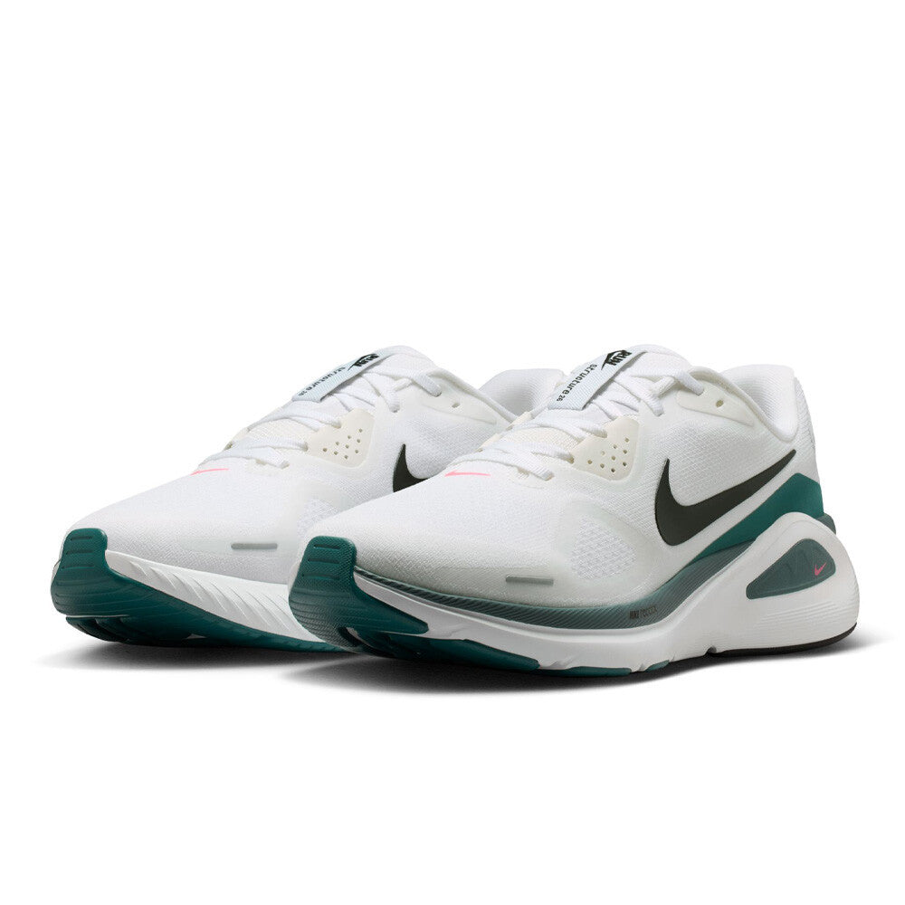 Nike Structure 26 Men's Running Shoes - White/Black/Mineral Slate