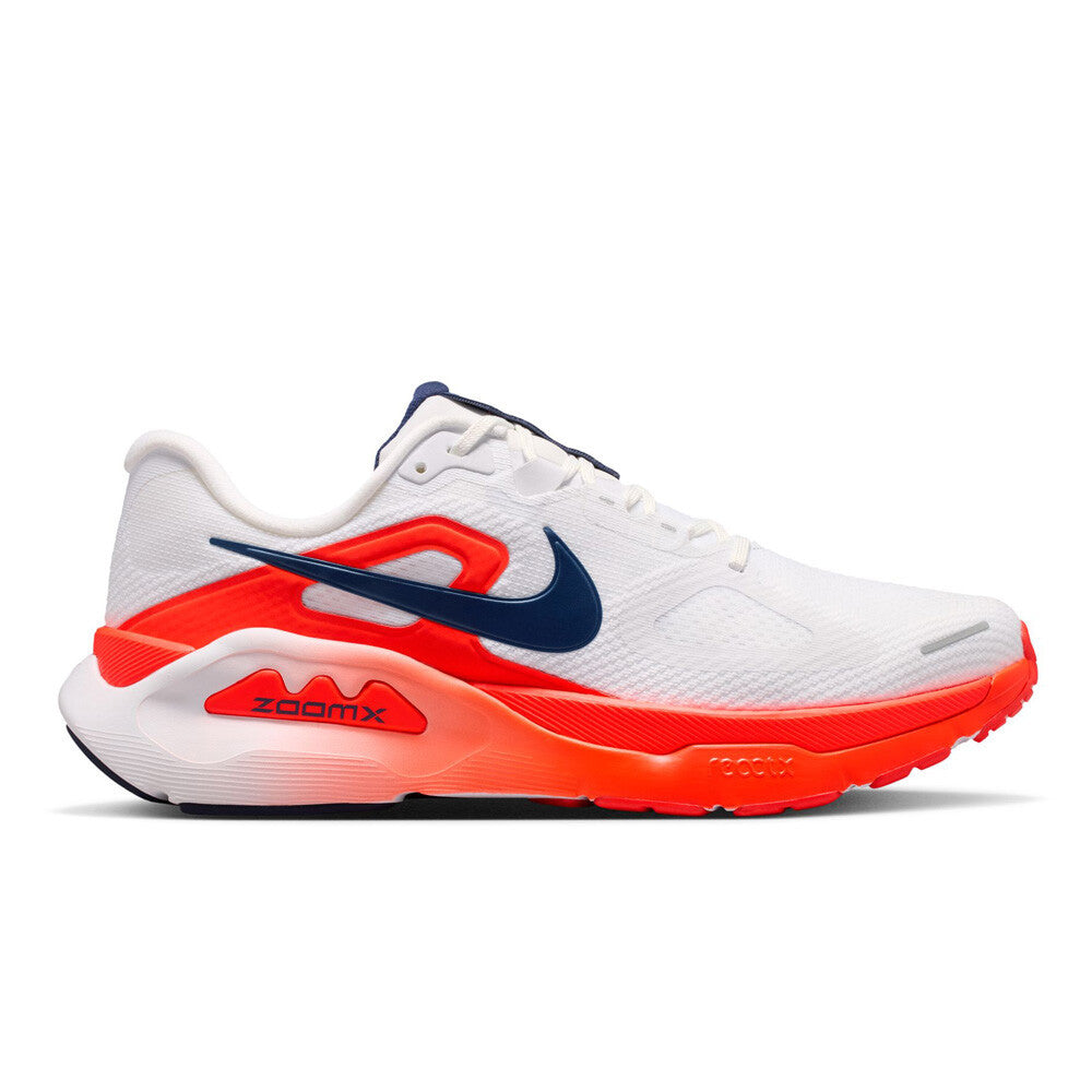 Nike Structure Plus Men's Running Shoes - White/Midnight Navy/Bright Crimson