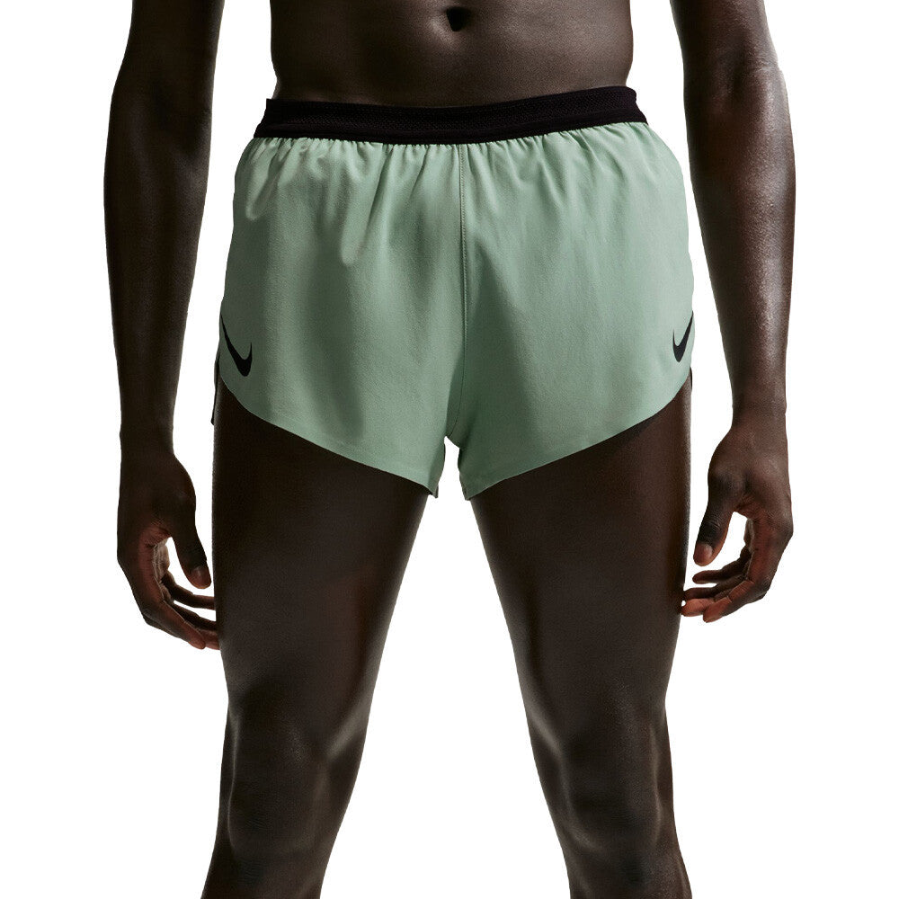 Nike Dri-FIT ADV AeroSwift 2 Inch Brief Lined Men's Running Shorts - Steam/Black