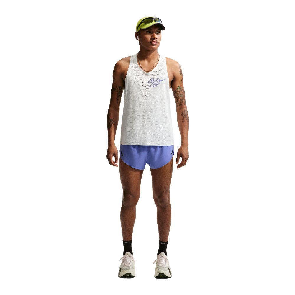 Nike Dri-FIT ADV AeroSwift 2 Inch Brief Lined Men's Running Shorts - Sapphire/Black