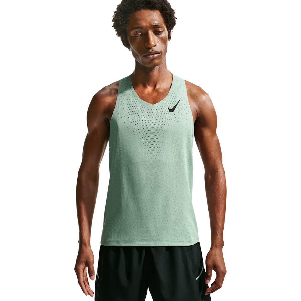 Nike Dri-FIT ADV Aeroswift Men's Running Vest - Steam/Black