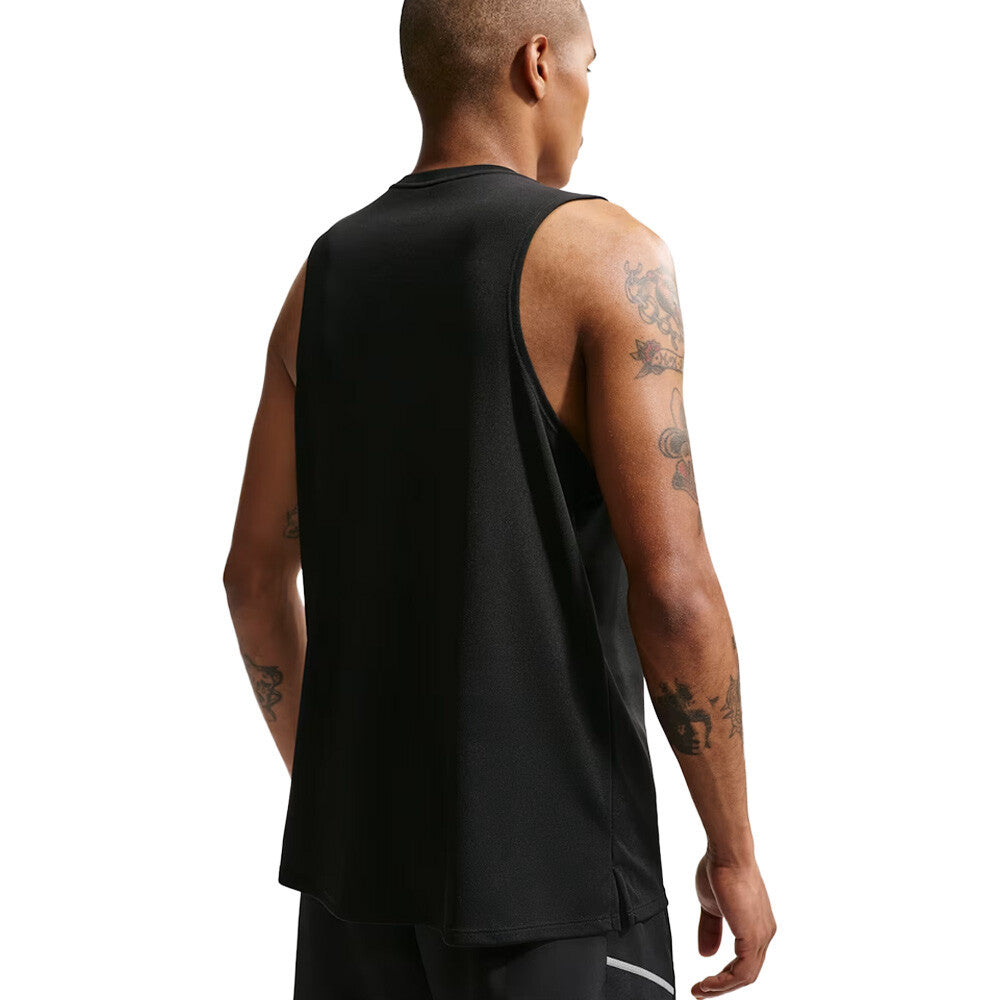 Nike Dri-FIT Miler Men's Running Vest - Black