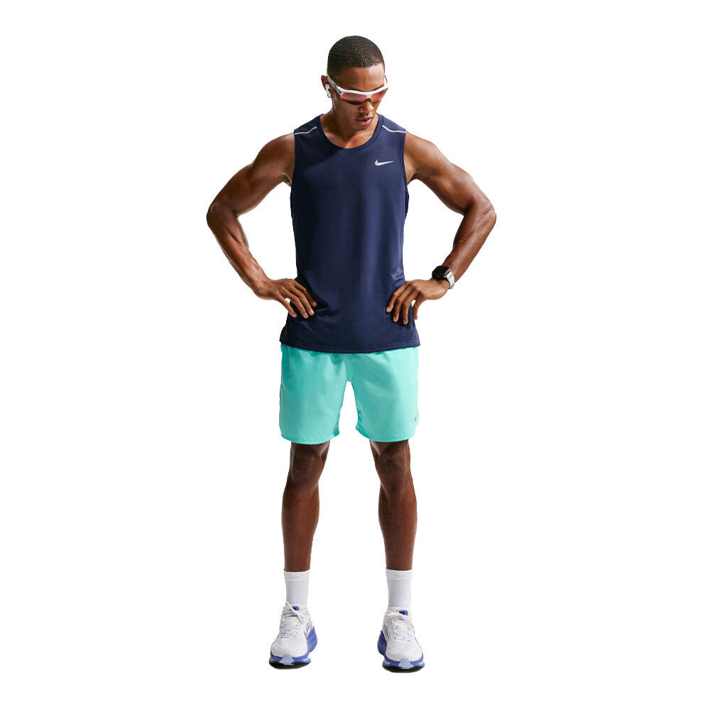 Nike Dri-FIT Miler Men's Running Vest - Midnight Navy/Reflective Silver