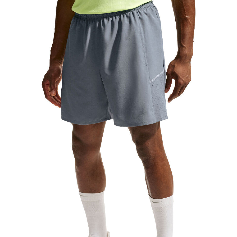 Nike Miler Dri-FIT 7 Inch 2-in-1 Men's Running Shorts - Smoke Grey/Reflective Silver