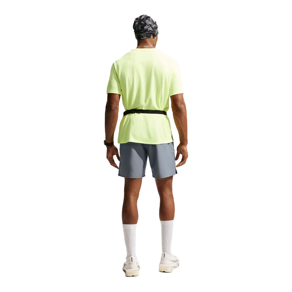 Nike Miler Dri-FIT 7 Inch 2-in-1 Men's Running Shorts - Smoke Grey/Reflective Silver