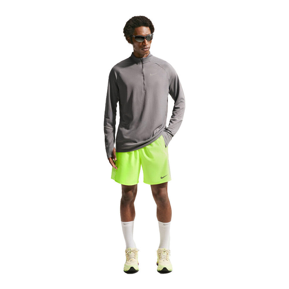 Nike Miler Dri-FIT 7 Inch 2-in-1 Men's Running Shorts - Volt Ice/Barely Volt/Reflective Silver