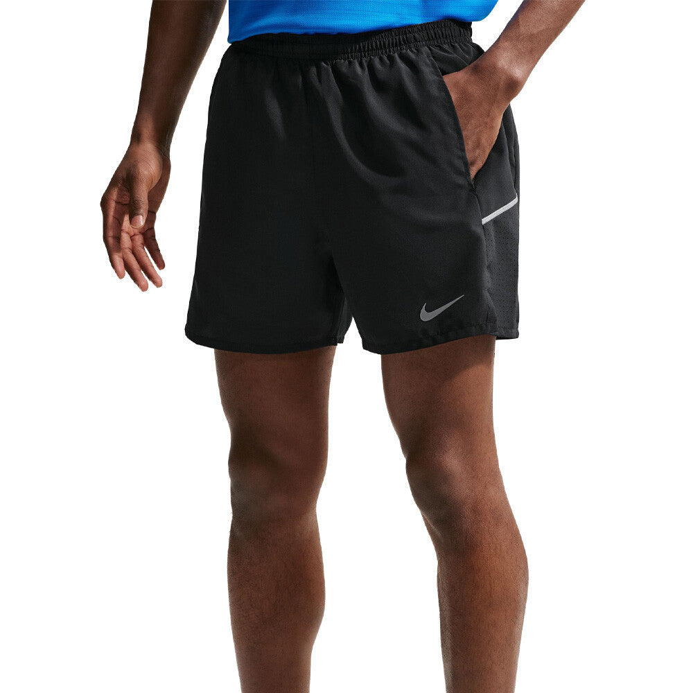 Nike Miler Dri-FIT 5 Inch Brief-Lined Men's Running Shorts - Black