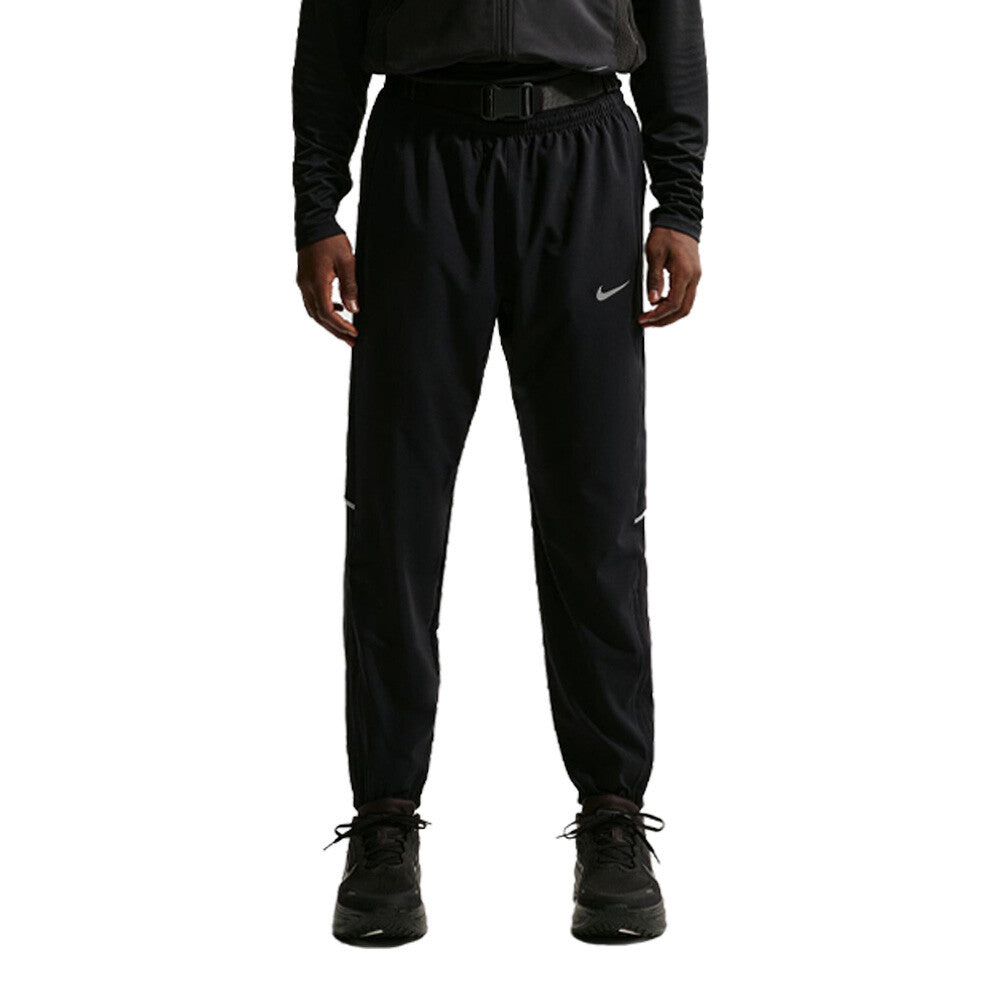 Nike Dri-FIT Miler Woven Men's Running Pants - Black/Reflective Silver