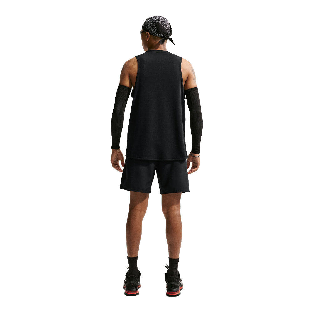 Nike Dri-FIT Miler 7 Inch Brief-Lined Men's Running Shorts - Black/Reflective Silver