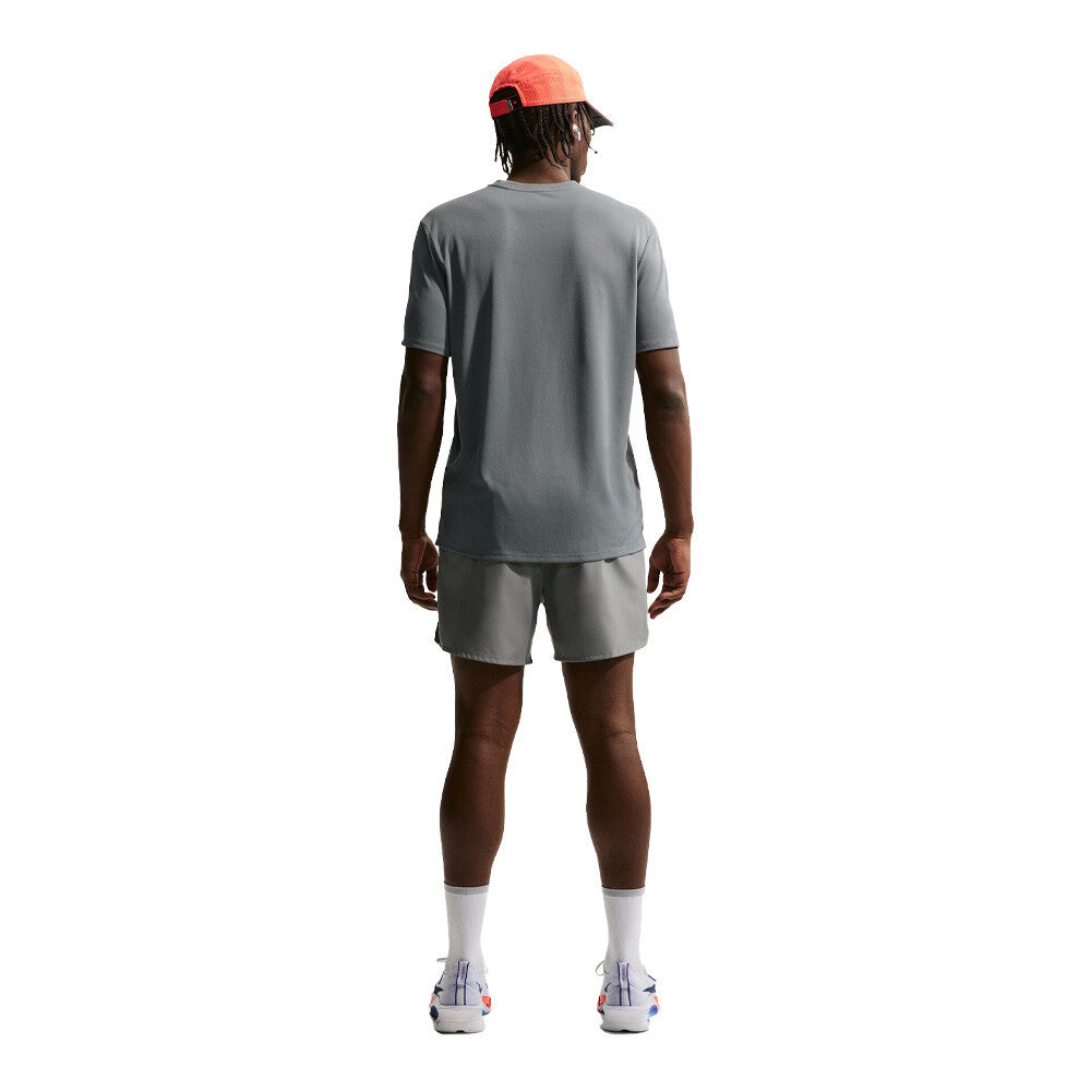 Nike Dri-FIT Miler Men's Running T-Shirt - Smoke Grey/Reflective Silver