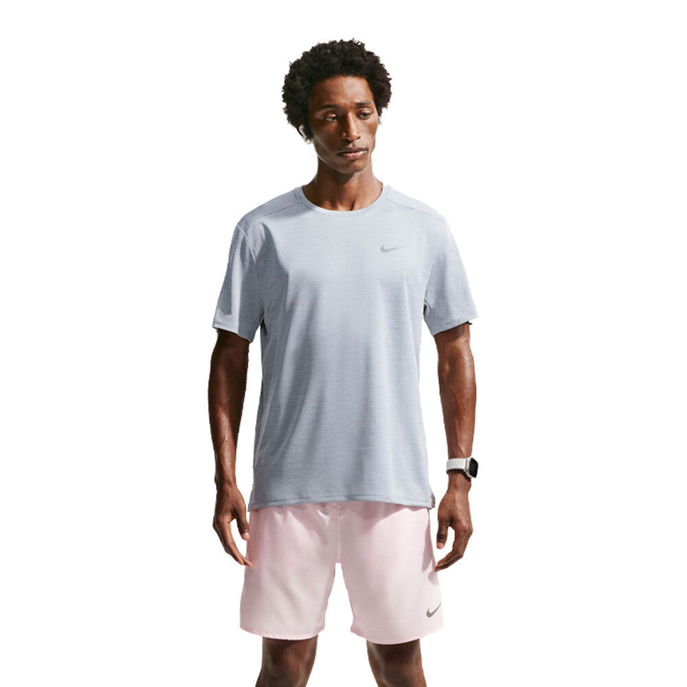 Nike Dri-FIT Miler Men's Running T-Shirt - Grey Fog/Particle Grey/Reflective Silver