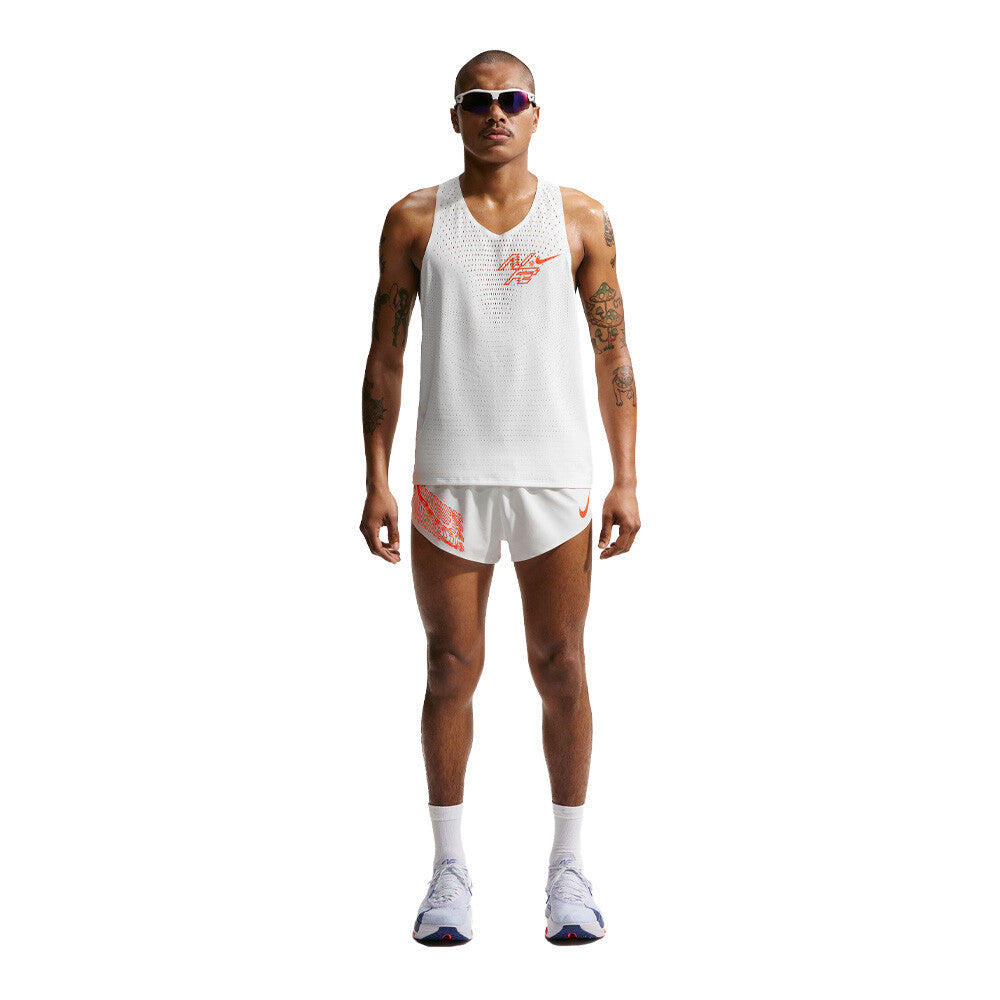 Nike Dri-FIT ADV AeroSwift 2 Inch Brief Lined Men's Running Shorts - Summit White