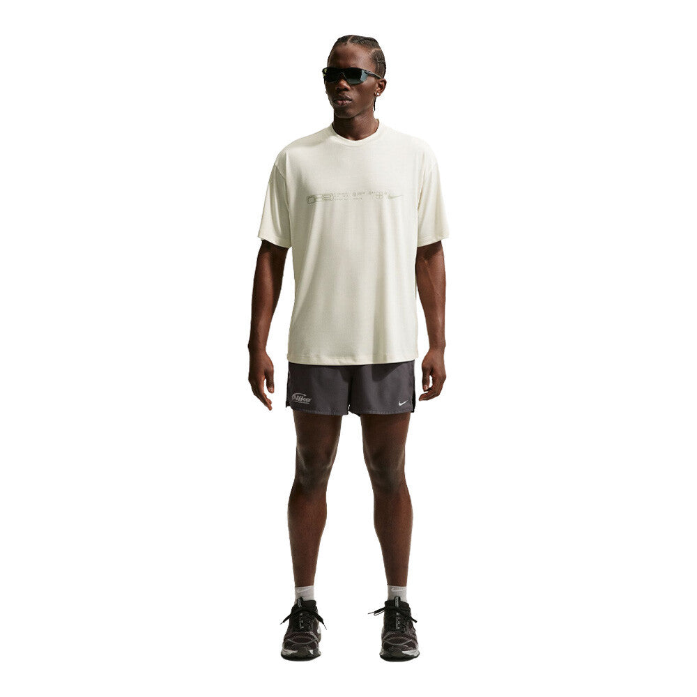 Nike Dri-FIT 3 Inch Brief-Lined Men's Running Shorts - Medium Ash/Reflective Silver