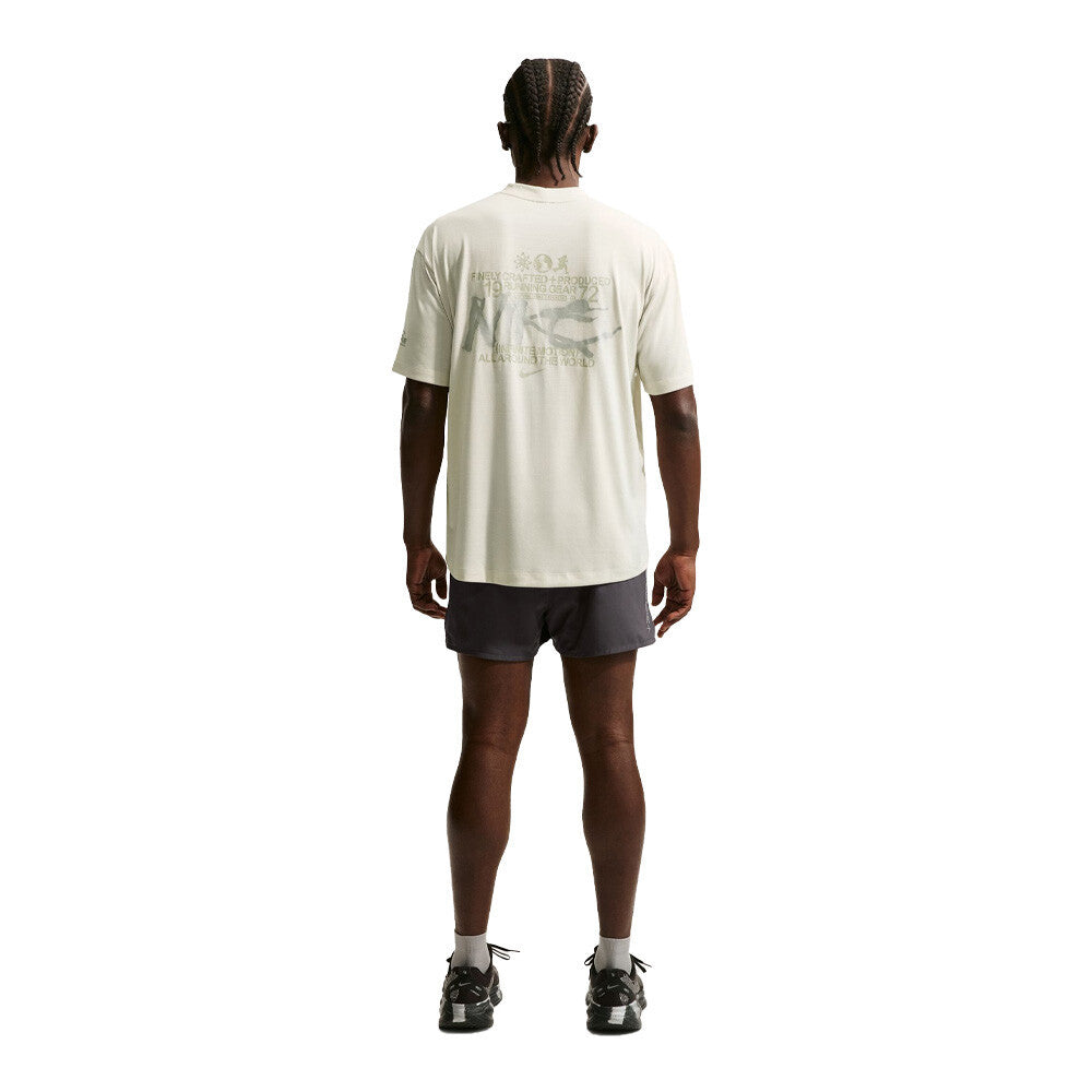 Nike Dri-FIT 3 Inch Brief-Lined Men's Running Shorts - Medium Ash/Reflective Silver