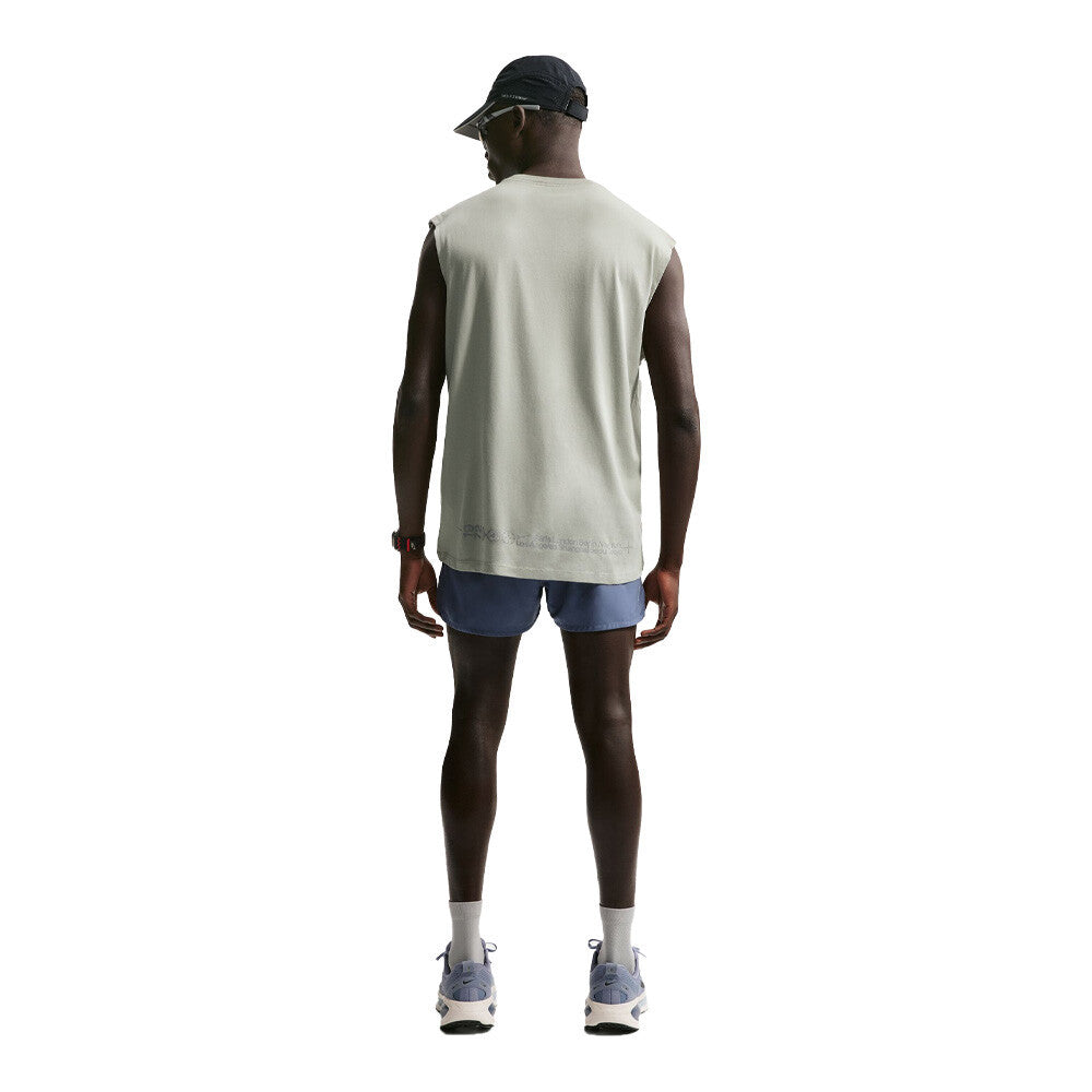 Nike Dri-FIT 3 Inch Brief-Lined Men's Running Shorts - Diffused Blue/Medium Ash/Reflective Silver