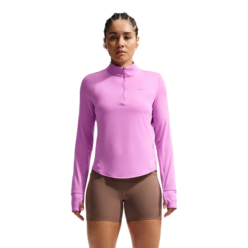 Nike Dri-FIT Swift UV Quarter Zip Women's Half Zip Top - Light Magenta