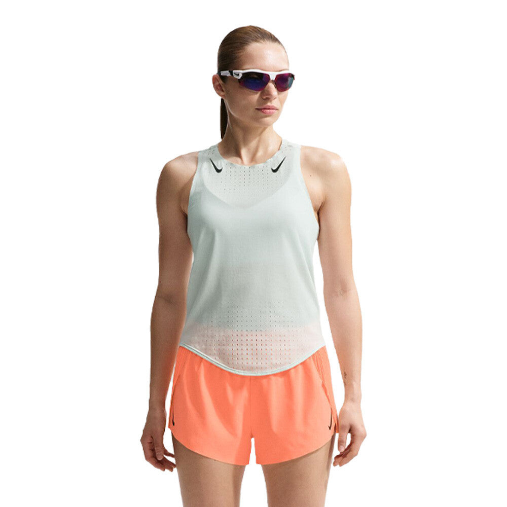 Nike Dri-FIT ADV Aeroswift Women's Tank Top - Barely Green/Black (2)