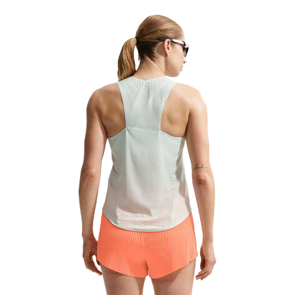 Nike Dri-FIT ADV Aeroswift Women's Tank Top - Barely Green/Black (2)