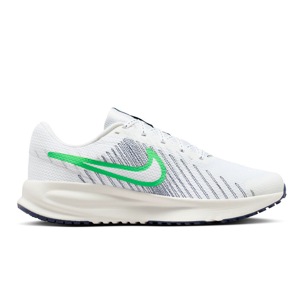 Nike Run Defy Men's Running Shoes - White/Green Spark/Midnight Navy