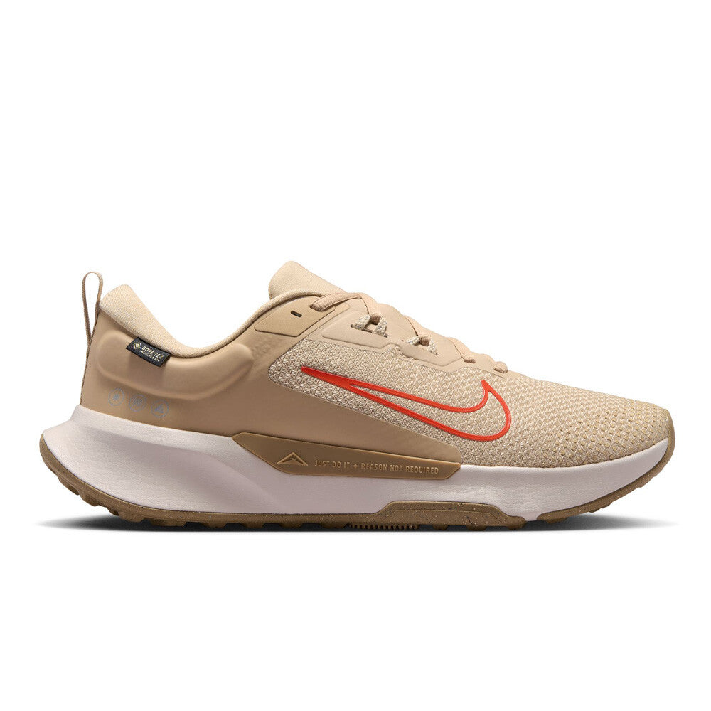 Nike Juniper Trail 2 GORE-TEX Men's Trail Running Shoes - Linen/Light Crimson/Light Orewood Brown
