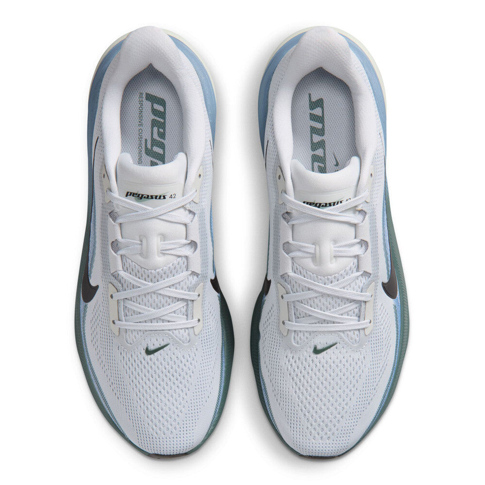 Nike Air Zoom Pegasus 42 Men's Running Shoes - Pure Platinum/Work Blue/Mineral Slate