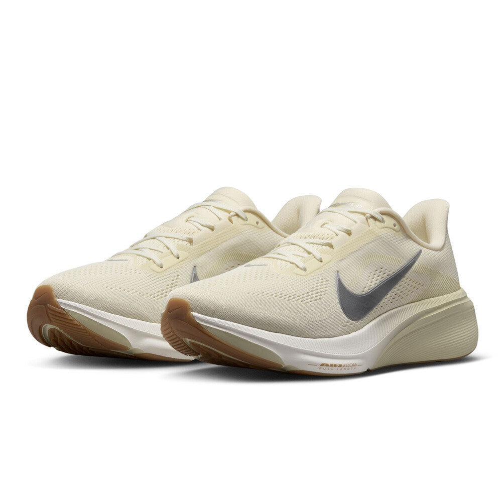 Nike Air Zoom Pegasus 42 Men's Running Shoes - Cocomut Milk/Metallic Silver/Light Khaki