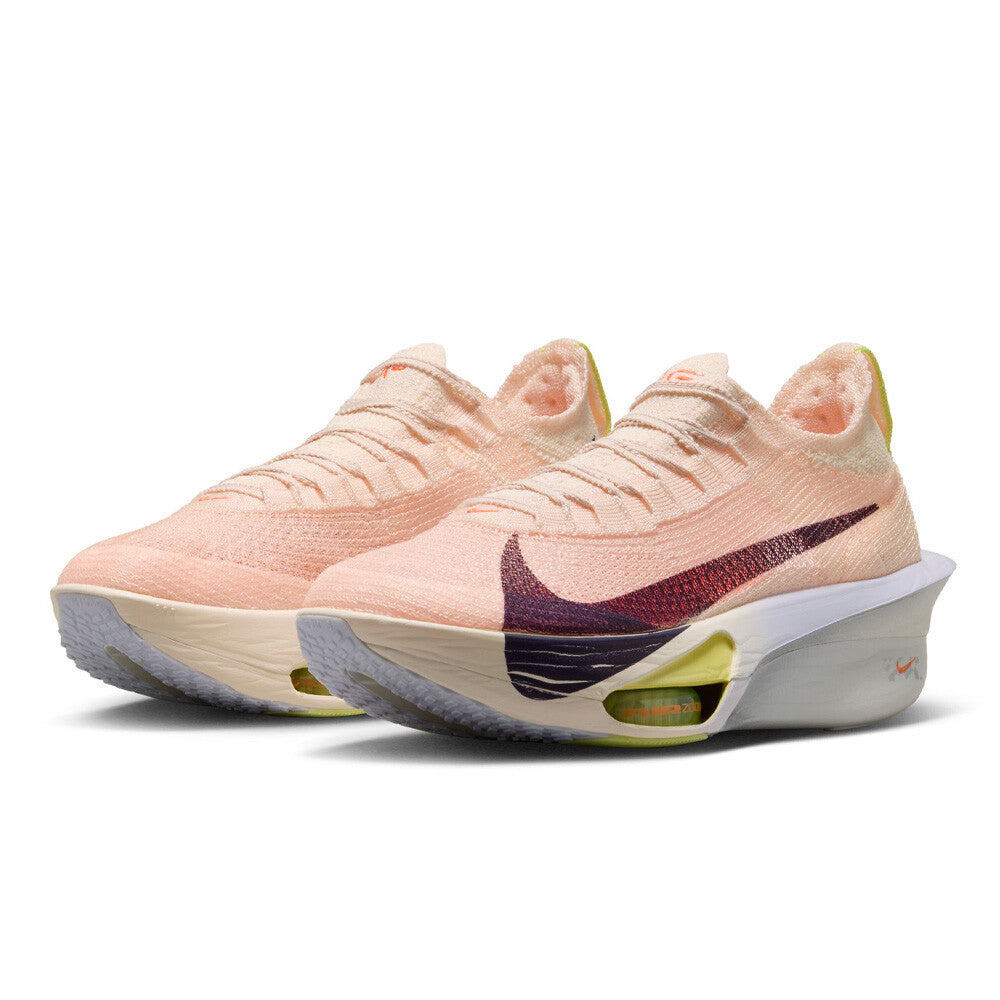 Nike Air Zoom Alphafly Next% 3 Women's Running Shoes - Chalk/Purple Dynasty/Hyper Crimson