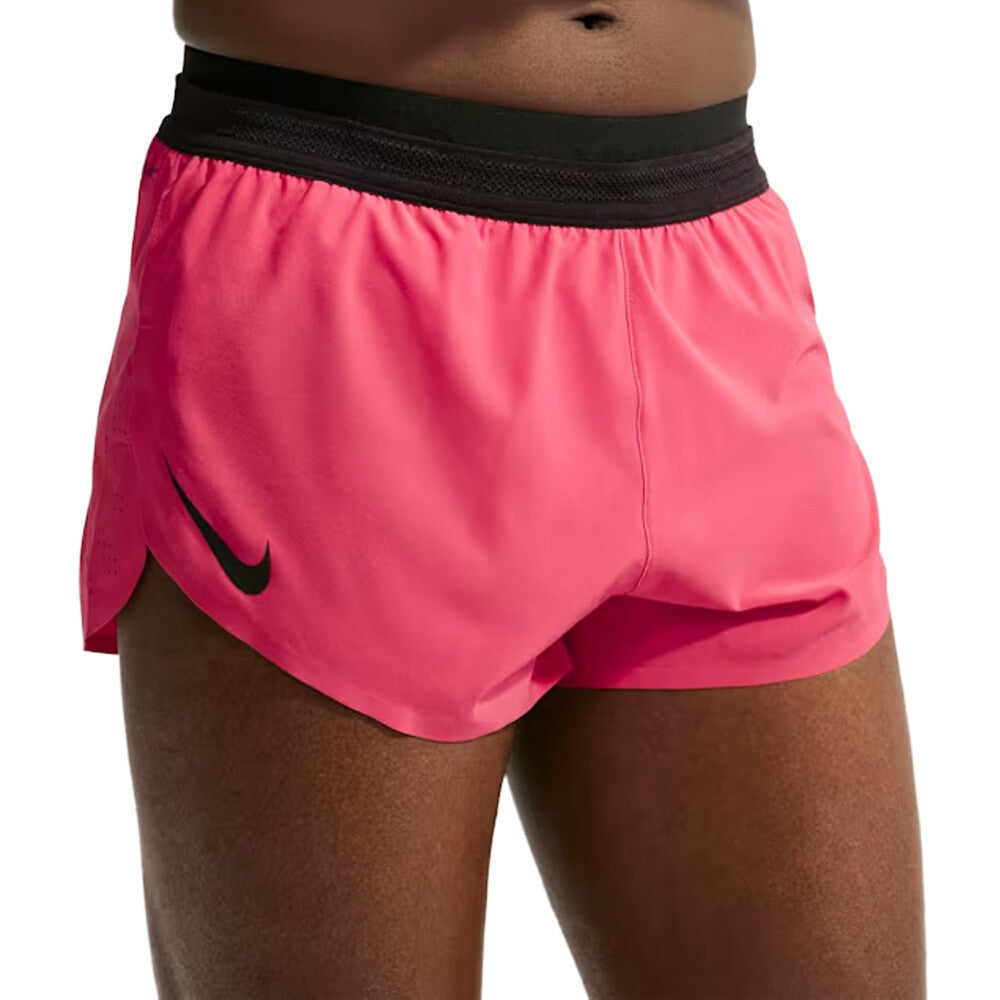 Nike Dri-FIT ADV AeroSwift 2 Inch Brief Lined Men's Running Shorts - Fusion Red/Black