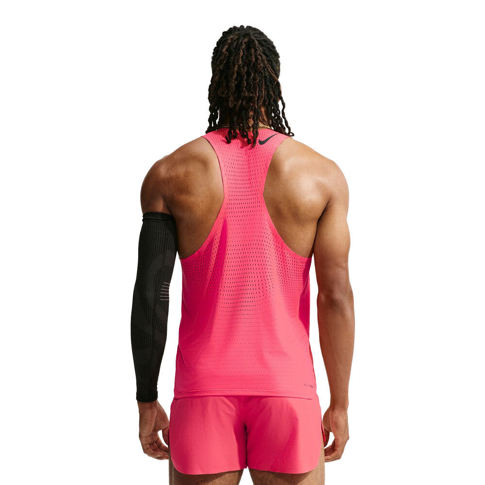Nike Dri-FIT ADV Aeroswift Men's Running Vest - Fusion Red/Black