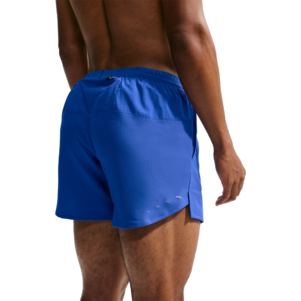 Nike Dri-FIT Stride 5 Inch Brief-Lined Men's Shorts - Hyper Royal/Reflective Silver