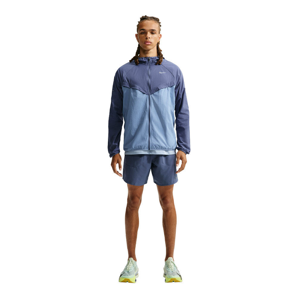 Nike Dri-FIT Stride 7" Brief-Lined Men's Running Shorts - Diffused Blue/Reflective Silver