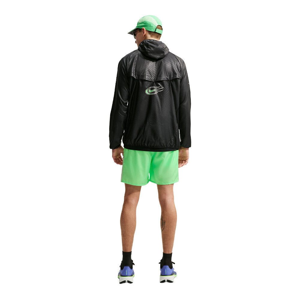 Nike Miler Dri-FIT 7 Inch 2-in-1 Men's Running Shorts - Illusion Green/Reflective Silver