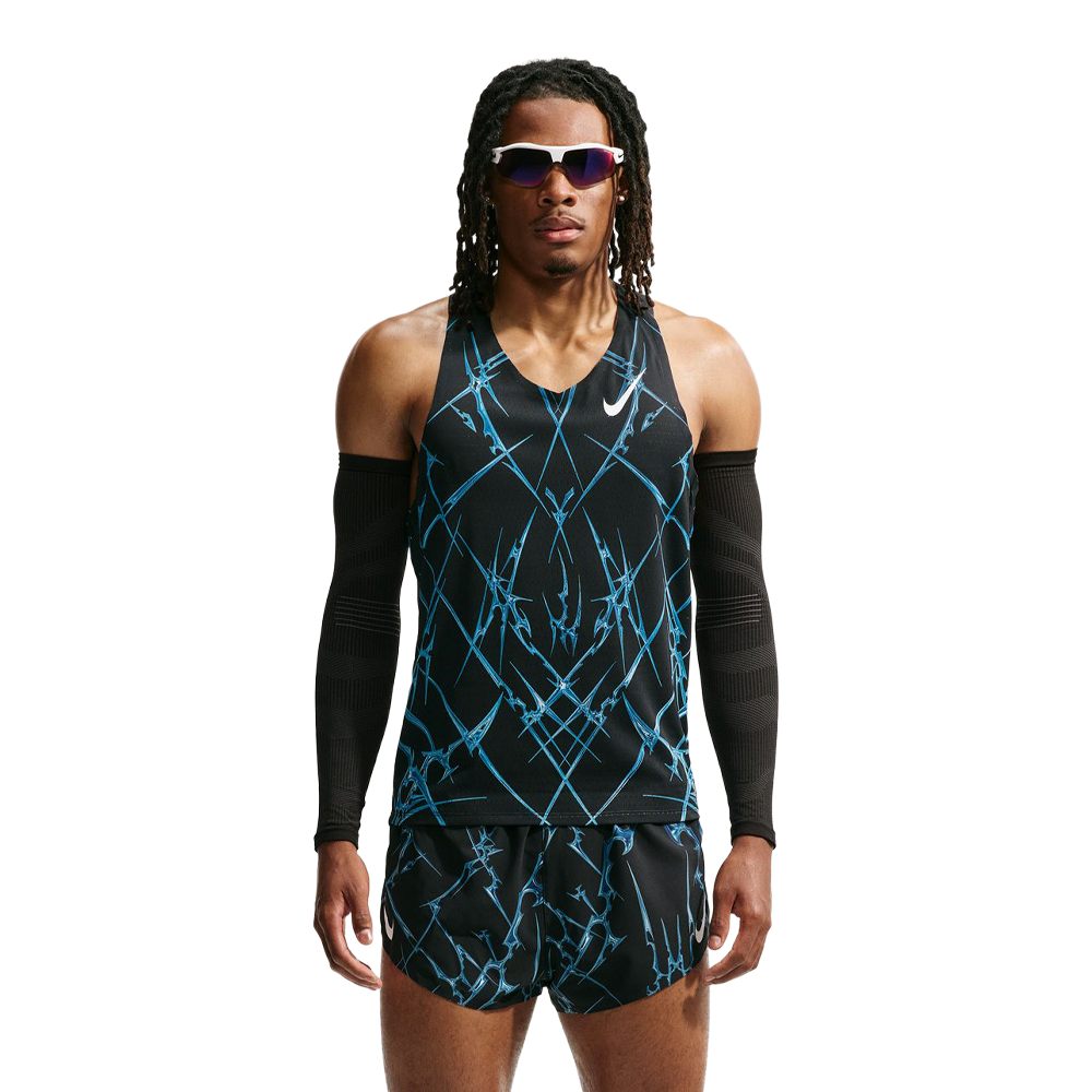 Nike Dri-FIT ADV Aeroswift Men's Running Vest - Black/White