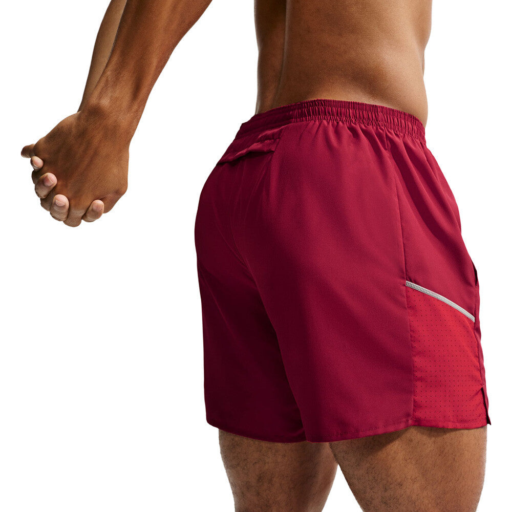 Nike Dri-FIT Miler 5 Inch 2-in-1 Men's Running Shorts - Tough Red/Sport Red
