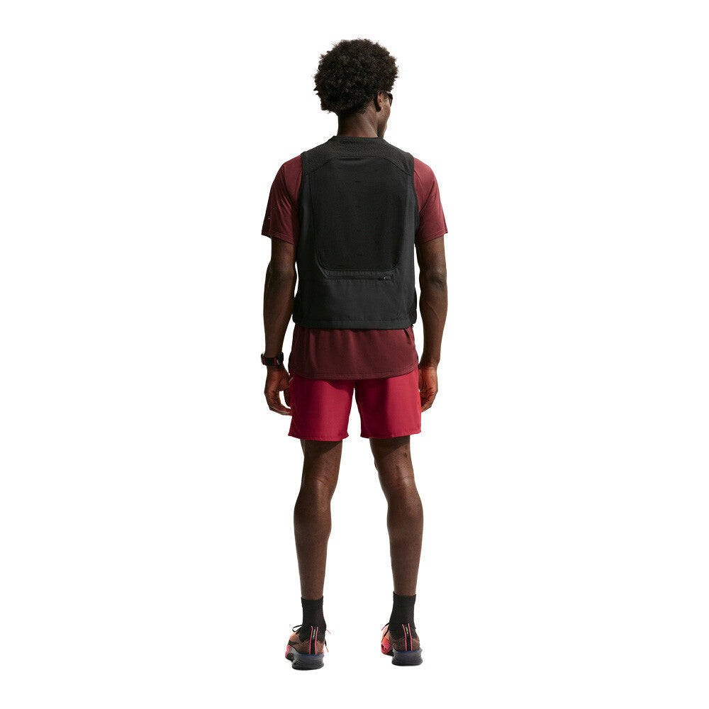 Nike Dri-FIT Miler 7 Inch Brief-Lined Men's Running Shorts - Tough Red/Sport Red/Reflective Silver